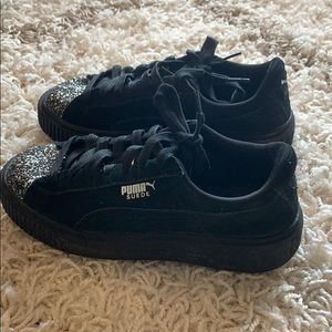 PUMA Suede Platform Crushed Gem Sneakers